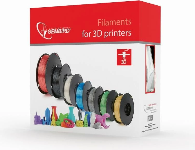 Filament Gembird PLA+ 1.75 mm 3DP-PLA+1.75-02-GL, ari