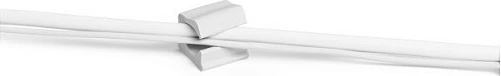 Mbajtës kabllosh Durable CAVOLINE CLIP PRO 2, paketim 4 copë, gri