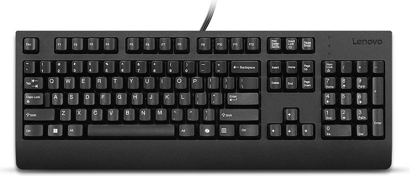 Tastierë Lenovo Preferred Pro II, USB, gjermane, full-size, e zezë
