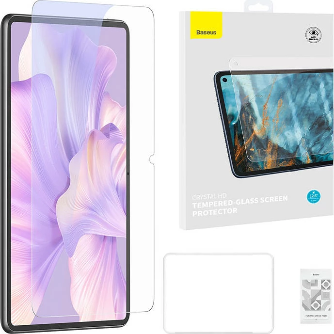 Xham i temperuar Baseus Crystal 0.3mm për Huawei MatePad Pro 12.6"
