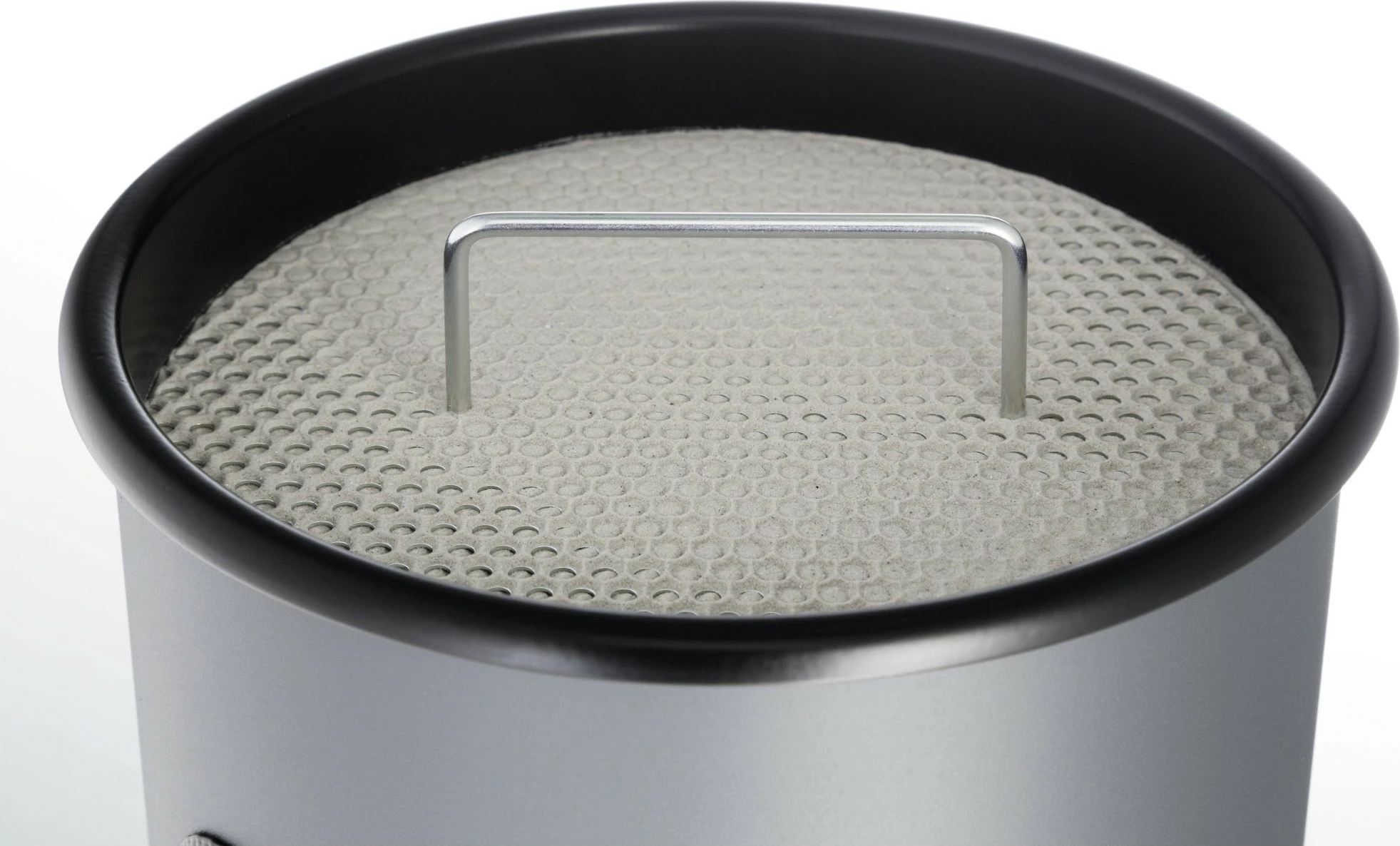 Kosh mbeturinash Durable 333023, 17L, metal, tabaka hiri, argjendtë