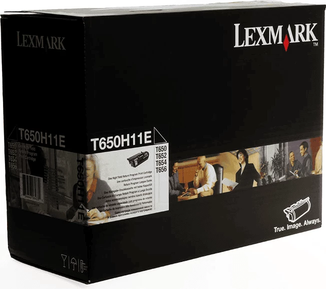 Toner, Lexmark T650H11E, rendiment 25000 faqe, XL, e zezë