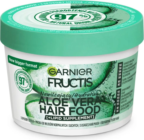 Maskë për flokë për femra Garnier Fructis Aloe Hair Food 400ml