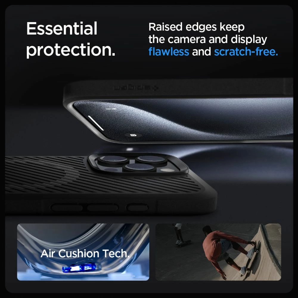 Mbështjellës Spigen Core Armor Mag me MagSafe për iPhone 16 Pro, e zezë