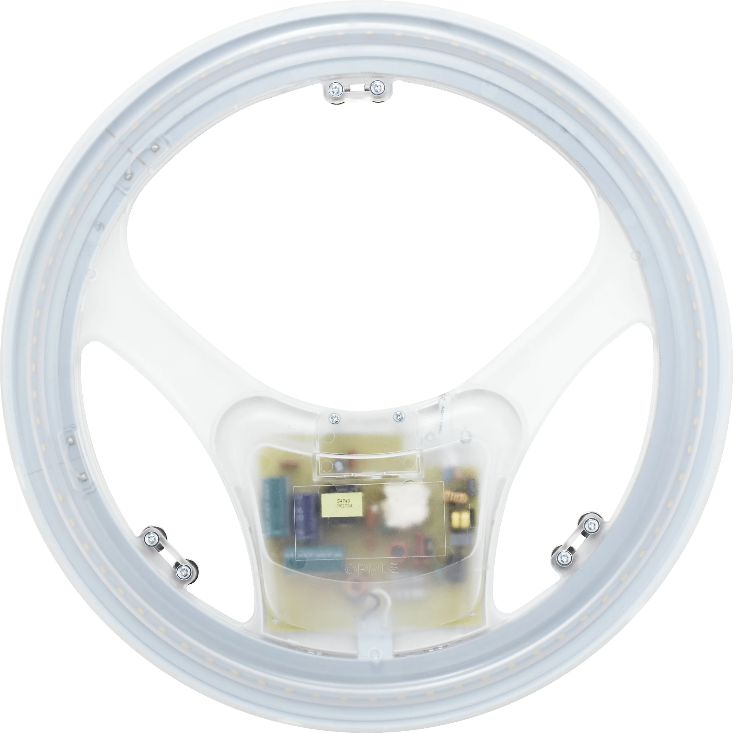 Ndriçues i futur LED Opple Clio, 36W, 3000lm, 4000K, dimmable, i bardhë
