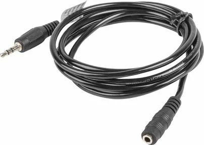 Kabllo audio zgjatues Lanberg CA-MJFJ-10CC-0015-BK, Jack 3.5mm (mashkull) - Jack 3.5mm (femër), 1.5 m, e zezë