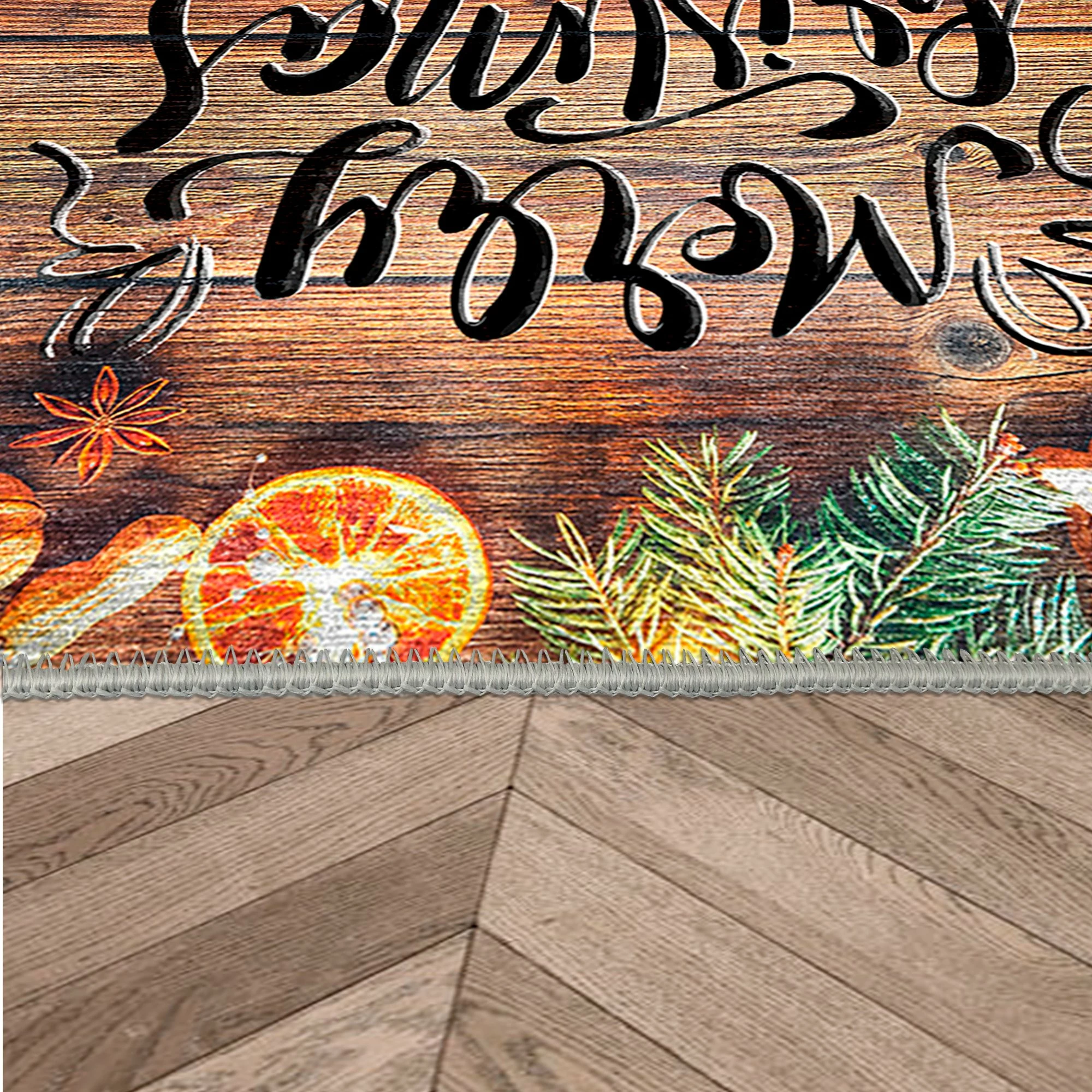 Qilim dekorativ, shumëngjyrësh, 60x100cm, Woobtny0320