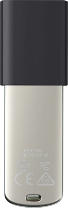 Pendrive Lexar Fingerprint F35 Pro 64GB USB 3.2, argjend/e zezë