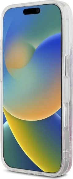 Mbështjellës Hello Kitty Liquid Glitter Sweet Kitty Bows MagSafe për iPhone 16 Pro, Bardhë