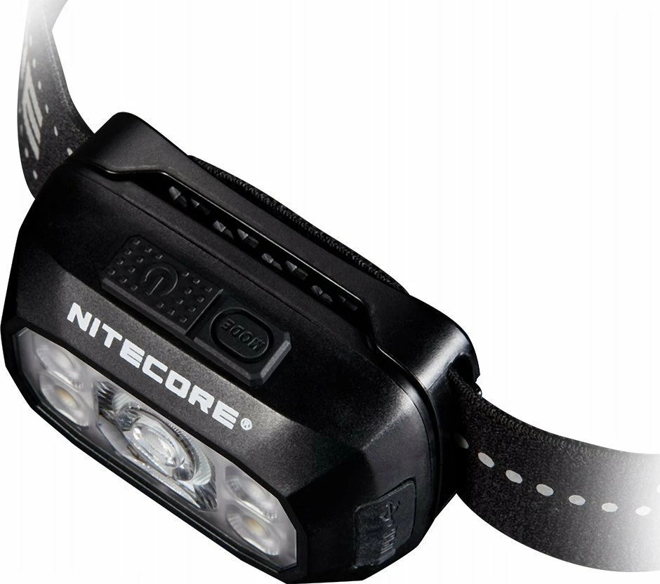 Llambë ballore Nitecore NU30 500 lm, USB‑C, bateri 1500 mAh, IP66, e zezë