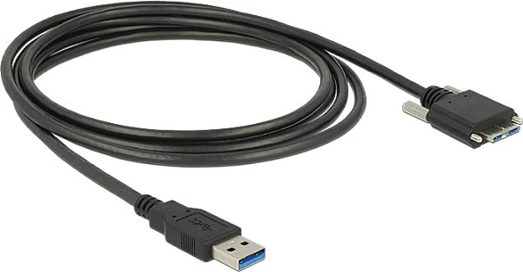 Kabllo USB DeLOCK 83599, USB-A në Micro-USB B (USB 3.0), 3 m, 5 Gbit/s, e zezë