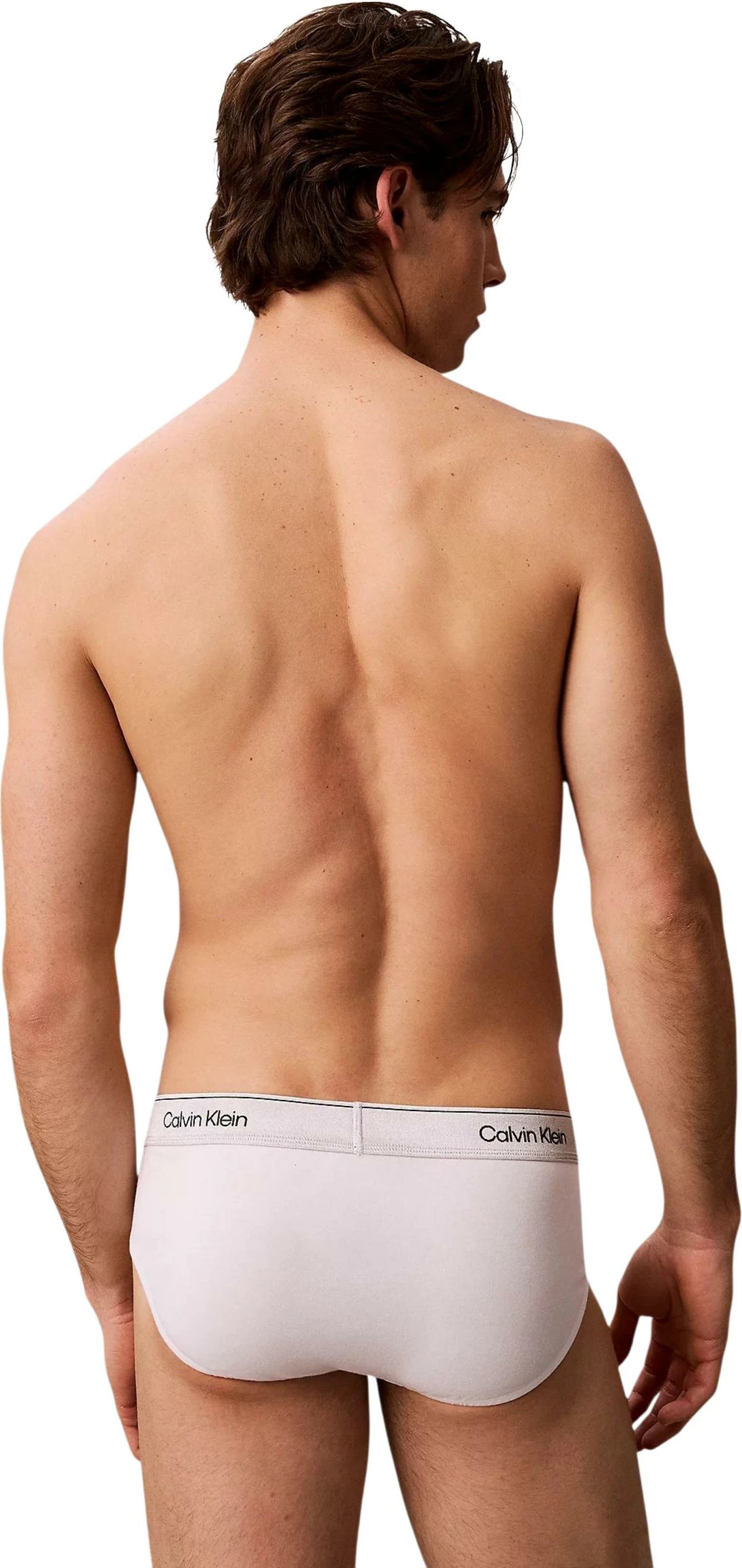 Të brendshme për meshkuj Calvin Klein Underwear Hip Brief 3PK LV00NB4574, të zeza me argjend [Madhësia: S]