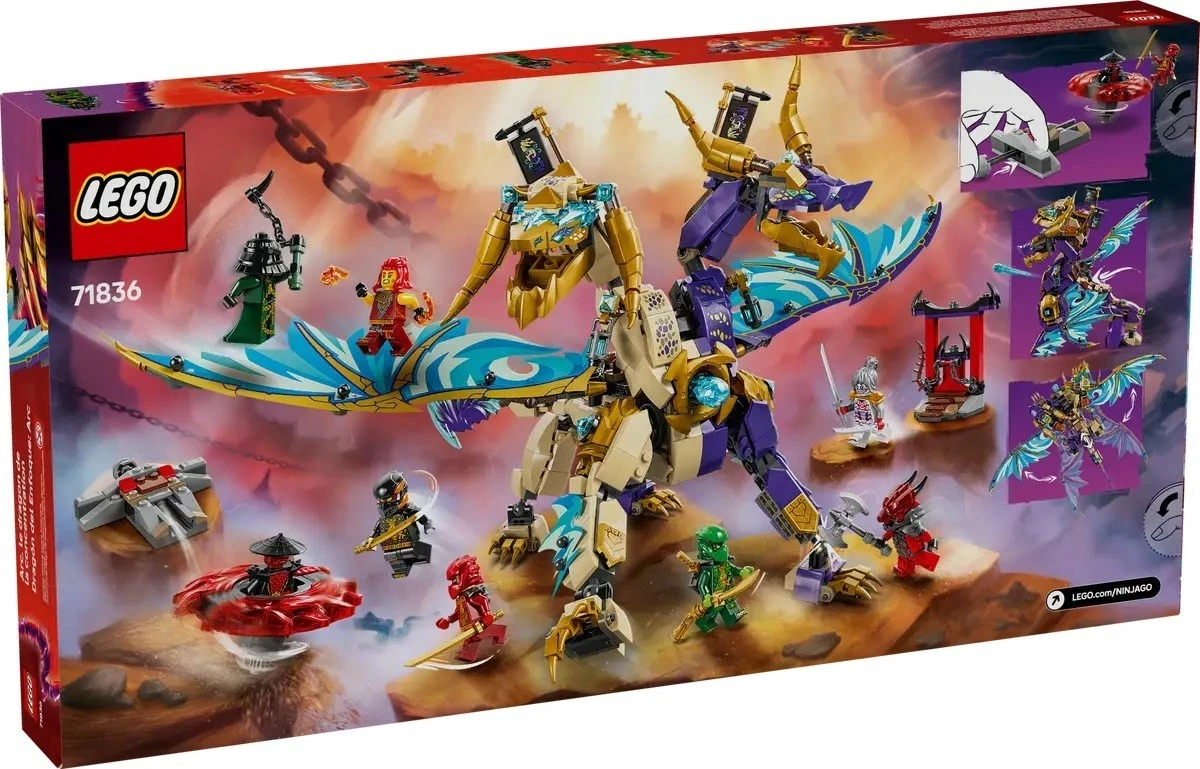 Set LEGO NINJAGO 71836 Arc Dragon of Focus, 869 copë
