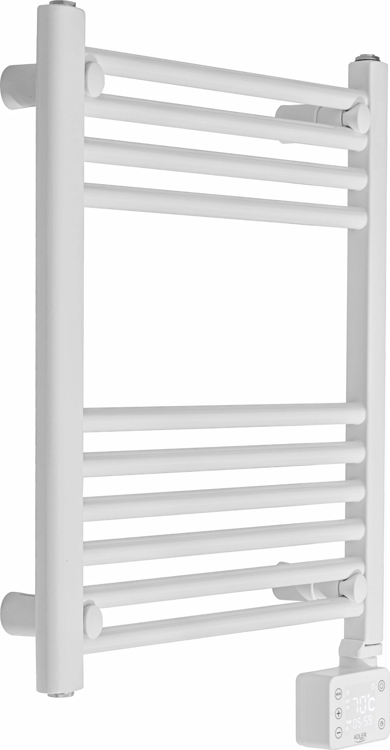 Radiator banjo elektrik Adler 7823 50 x 70 cm 400 W, i bardhë