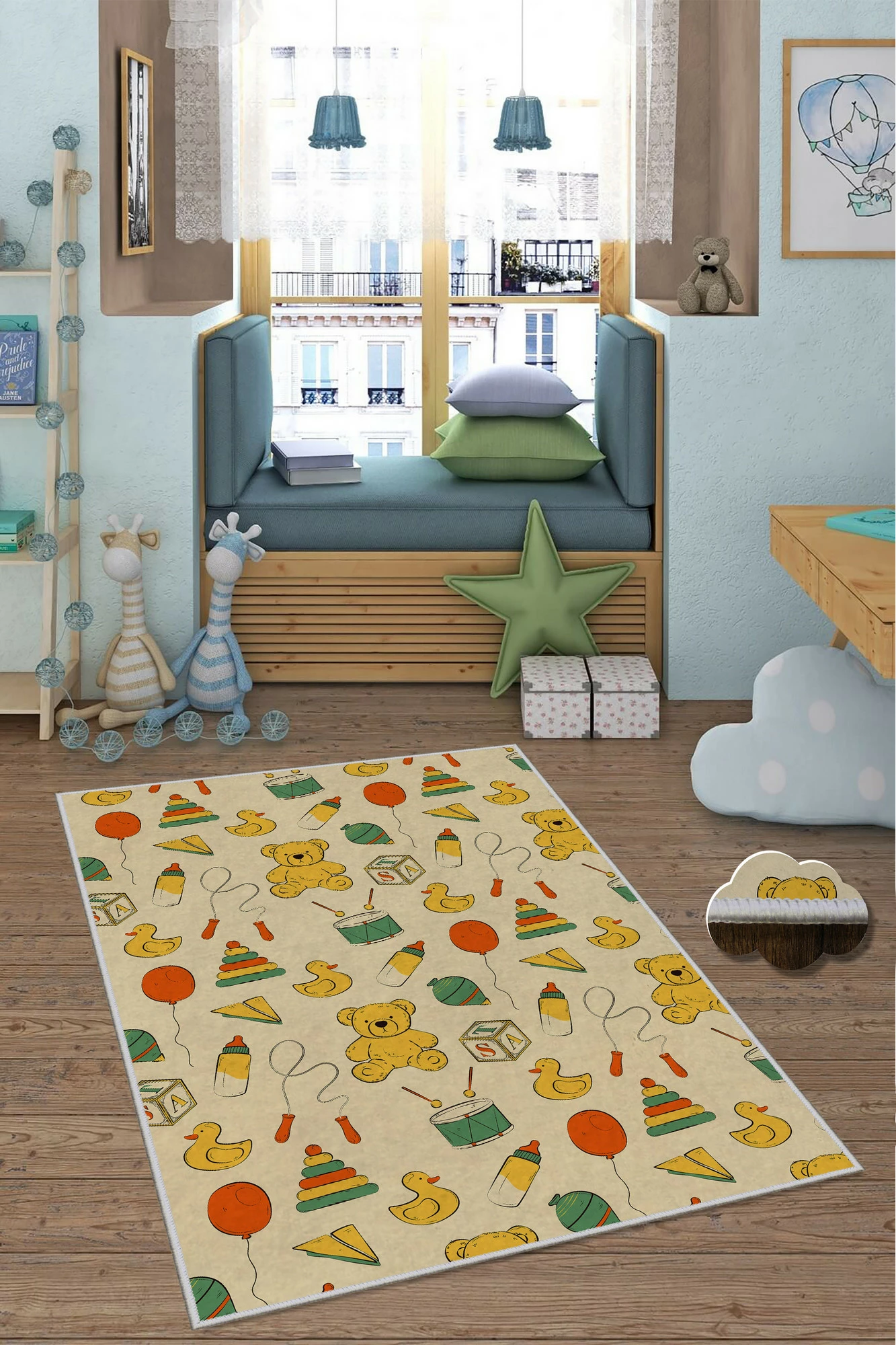Qilim korridori, shumëngjyrësh, 80x300cm, Conceptum Hypnose, WOOKECE153