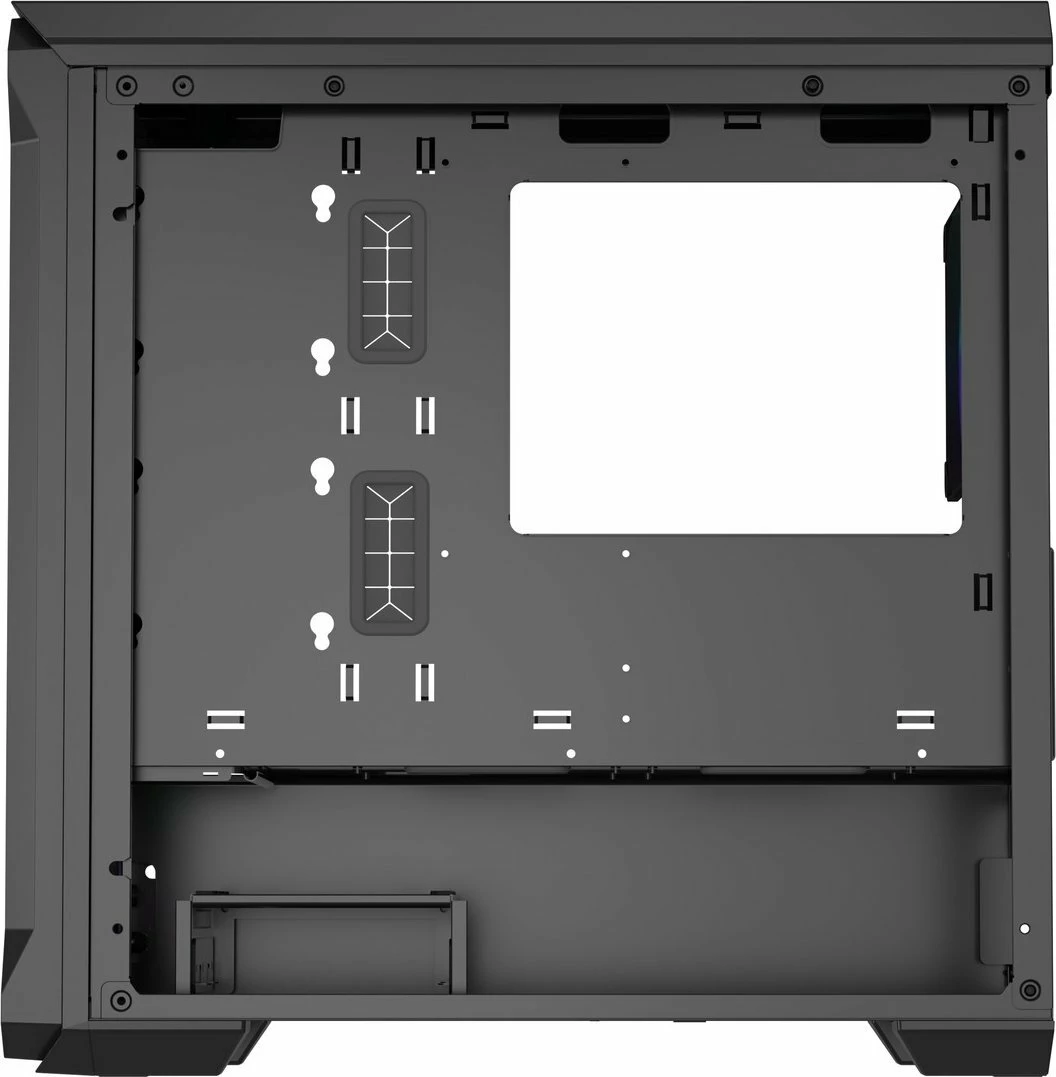 Kasë GENESIS Irid 503 ARGB V2 NPC-1559 Micro Tower, Micro-ATX/Mini-ITX, x4 ventilatorë ARGB 120mm, e zezë