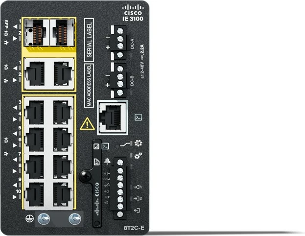 Switch Cisco Catalyst IE-3100-8T2C-E, Managed, 8 porta Gigabit, L2, i zi