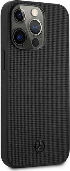Mbështjellës Mercedes MEHCP13LMBLBK për iPhone 13/13 Pro 6.1", lëkurë, i zi