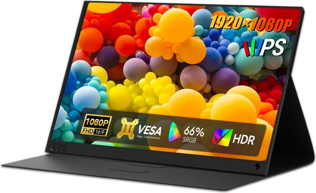 Monitor Zeuslap P15A, 15.6 inç, Full HD, IPS, 60Hz, i zi