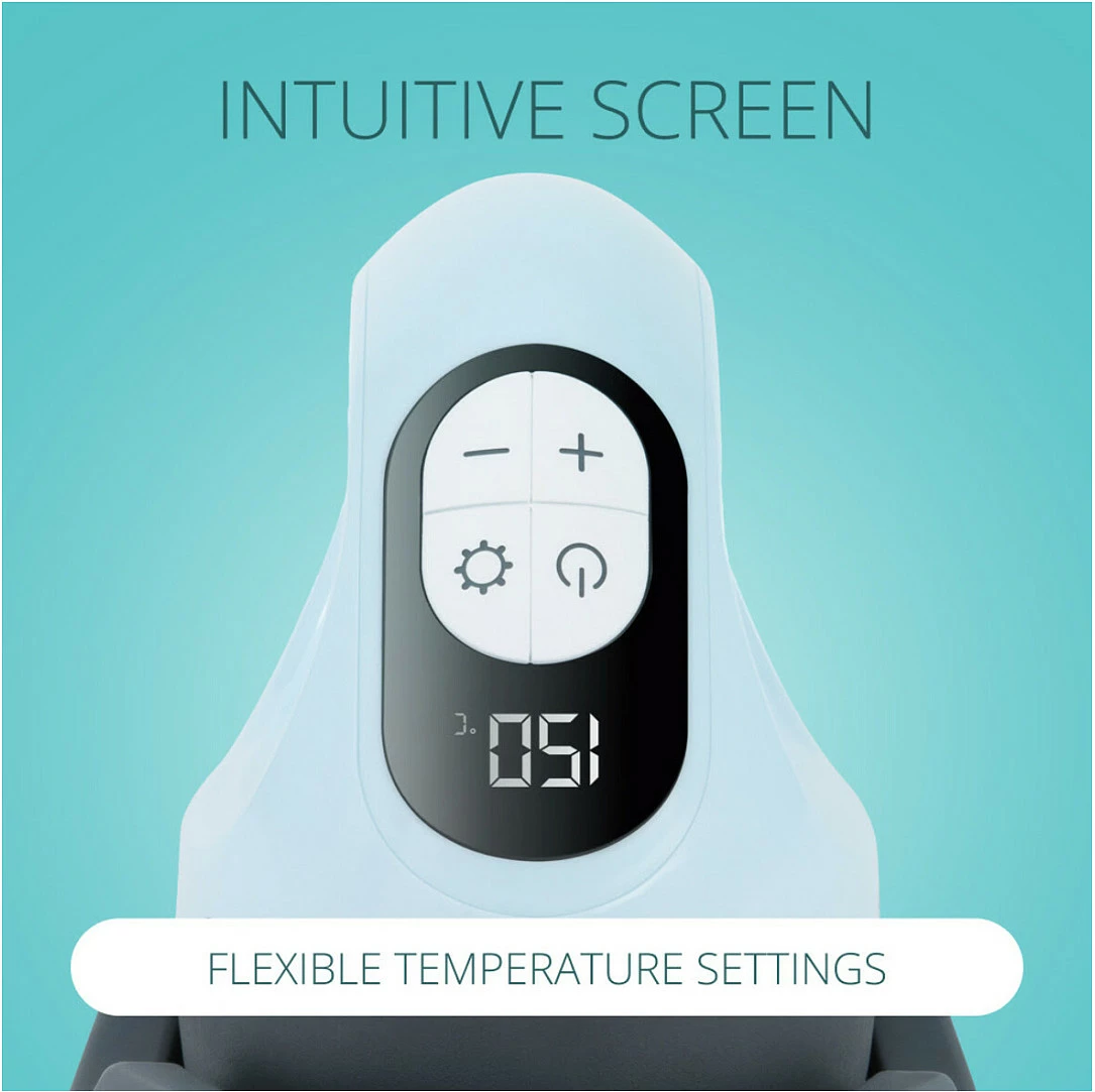Hekur mini termo-transfer LOKLiK ImPress Mini 3, 550W, 200°C, LCD, kaltër pastel