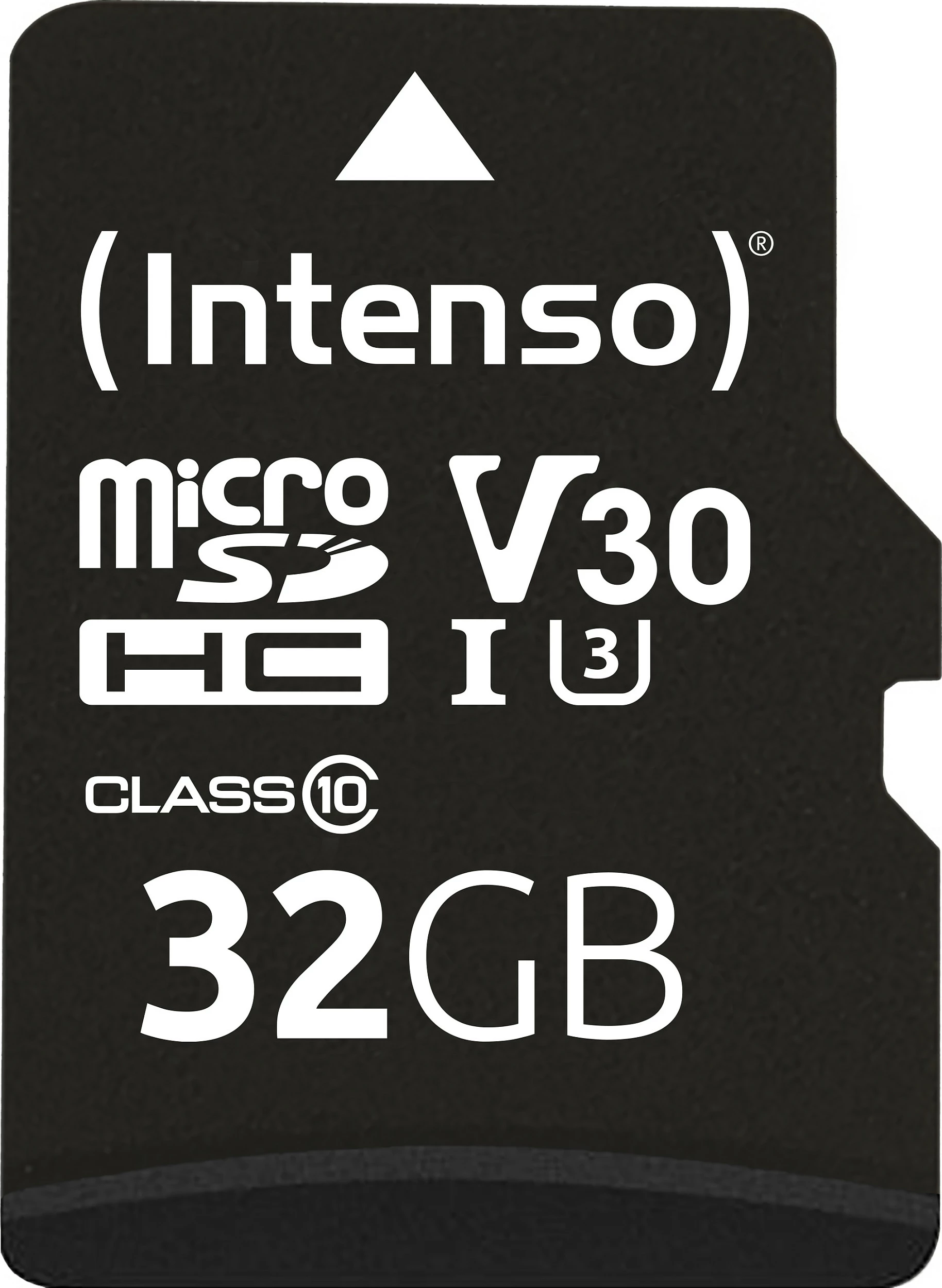Kartelë memorje Intenso microSDHC 32GB, UHS-I U3 V30, Class 10, me adapter SD, e zezë