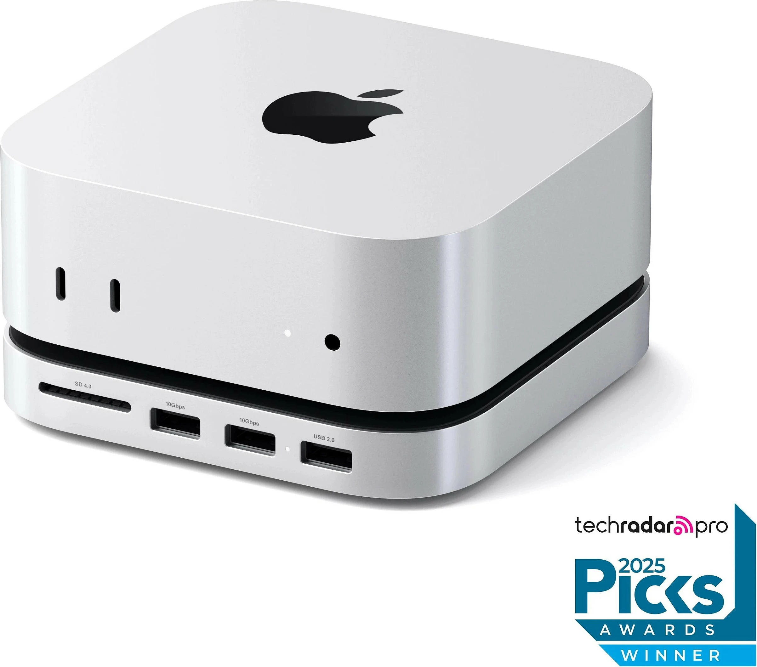 Hub me stand Satechi ST-GNMMES për Mac mini (M4), argjendtë
