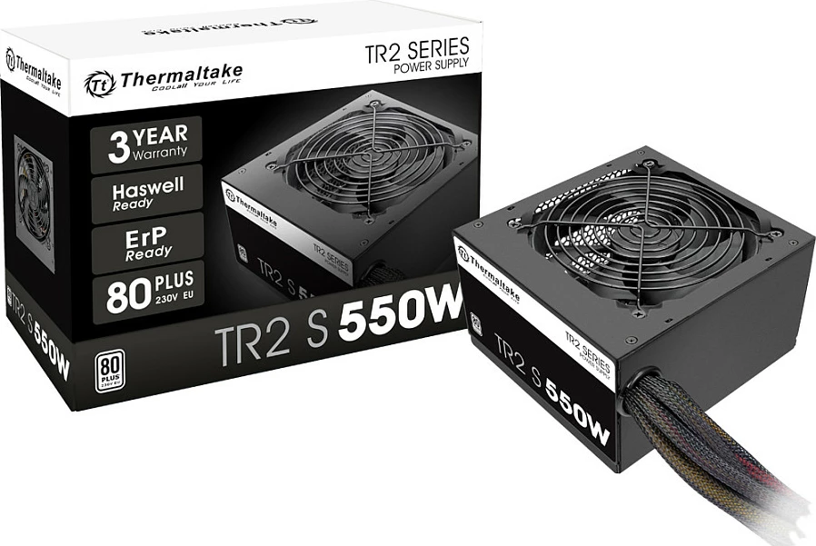 Furnizues rryme Thermaltake TR2 S 550W, 80 PLUS, non-modular, 120mm fan, i zi