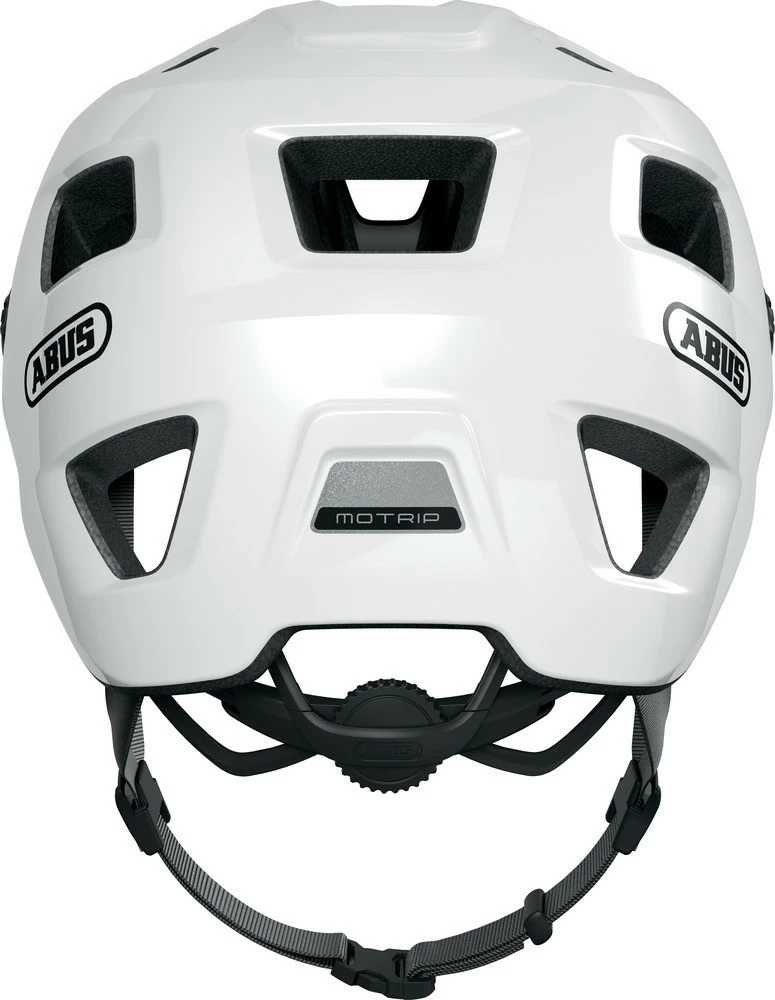 Helmetë ABUS Motrip shiny white L