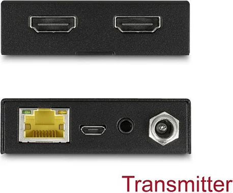 HDMI extender DeLOCK 65955, 4K 60Hz, mbi Cat6/Cat6a deri 70m, PoC, i zi