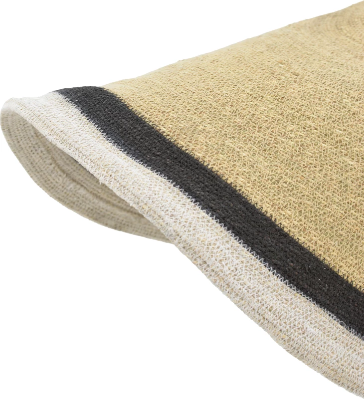 Dritë tavani Hatchie, natyrale-e zezë-e bardhë, seagrass-hekur, D70x123cm