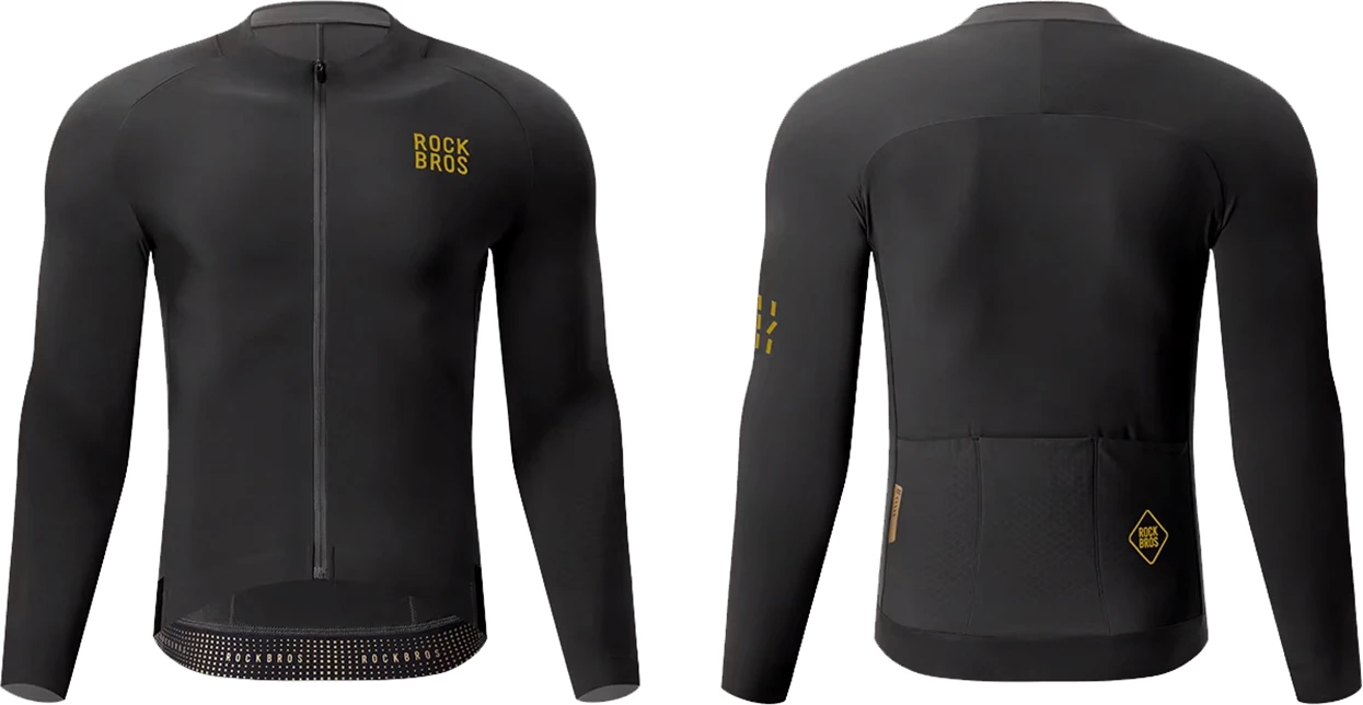 Xhaketë çiklizmi Rockbros YDWT020 Diamond vjeshtë/dimër, XXXL, e zezë