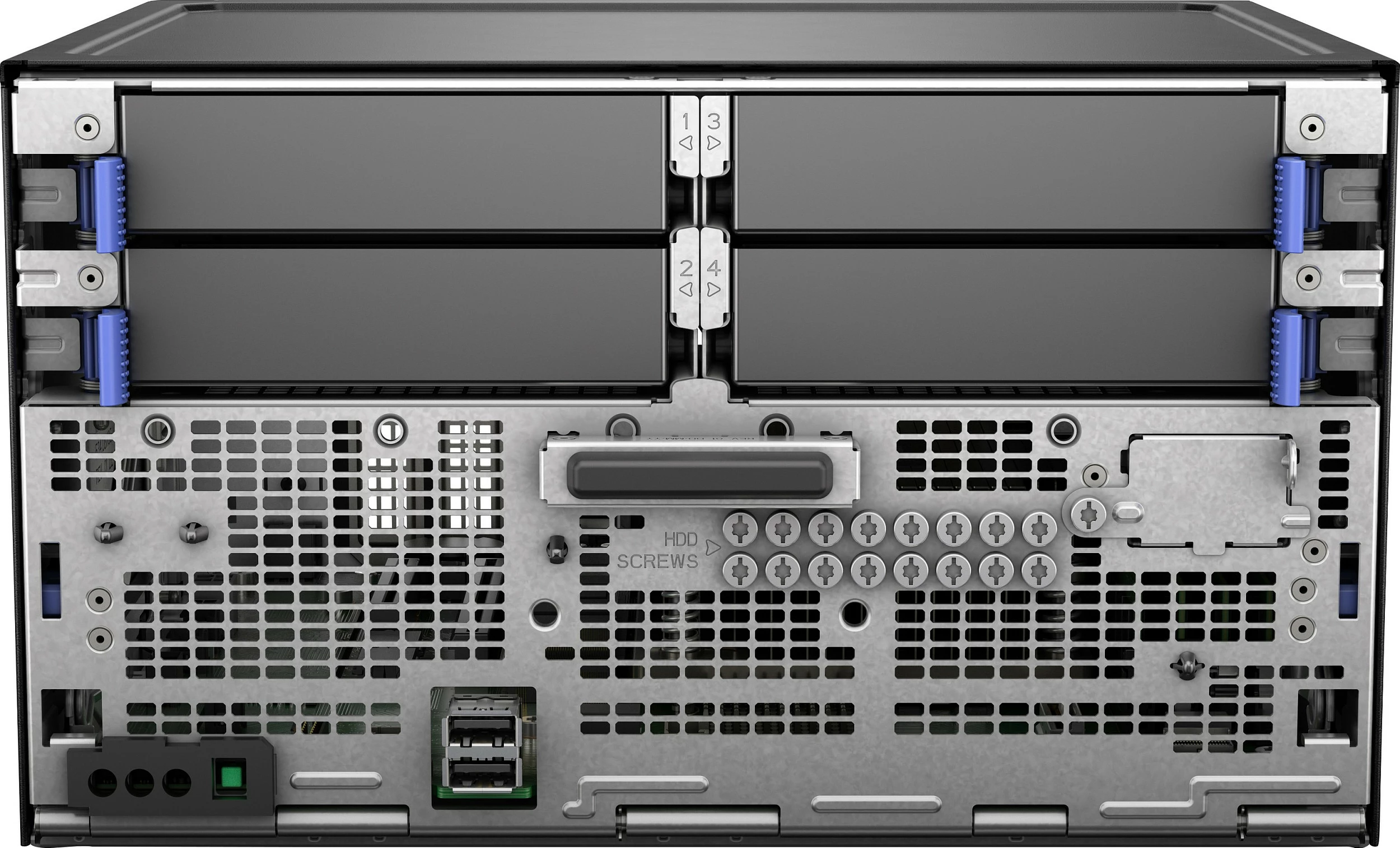 Server HPE ProLiant MicroServer Gen11 G7400, 16GB DDR5 ECC, 1TB HDD, 4x LFF, e zezë
