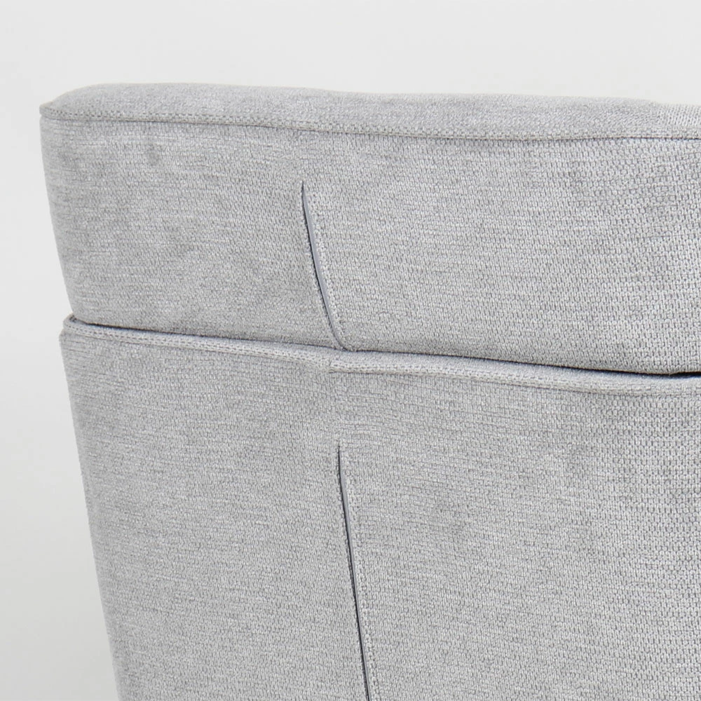 Fotel Lenon, ngjyrë gri, 83x83x85cm