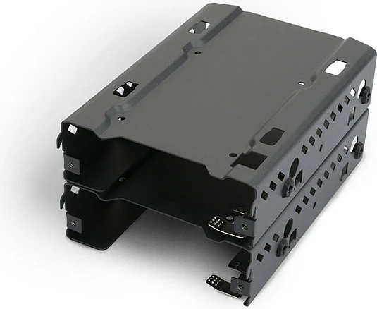 Kornizë montimi HDD Phanteks HDD-Montage-Rahmen, 2x 3.5", e stivueshme, e zezë