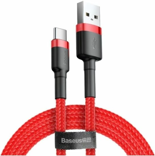 Kabllo USB Type-C Baseus CATKLF-C09, e zezë dhe e kuqe