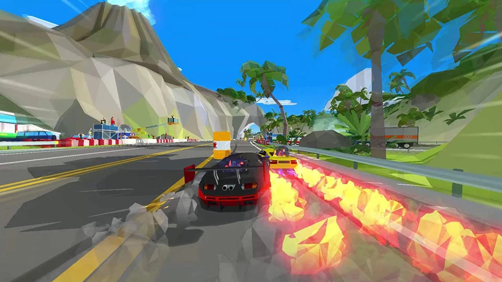 Lojë Nintendo Switch Curve Digital Hotshot Racing CIAB, kod shkarkimi, Big Boss Bundle Content Pack