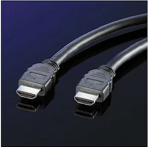 Kabllo HDMI ROLINE High Speed 2 m, HDMI Type A M/M, e zezë