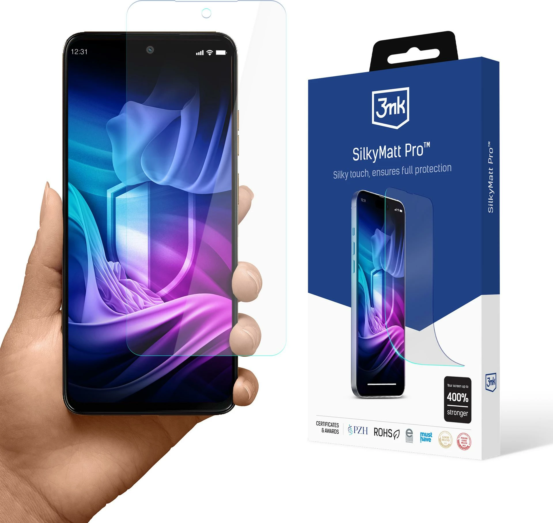 Folie mbrojtëse 3mk Silky Matt Pro për Motorola Moto G15 / G15 Power, Mat