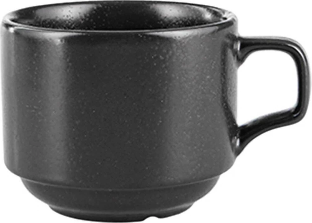 Filxhan i stivueshëm Porland Seasons Coal 200 ml, i zi, set 6 copë