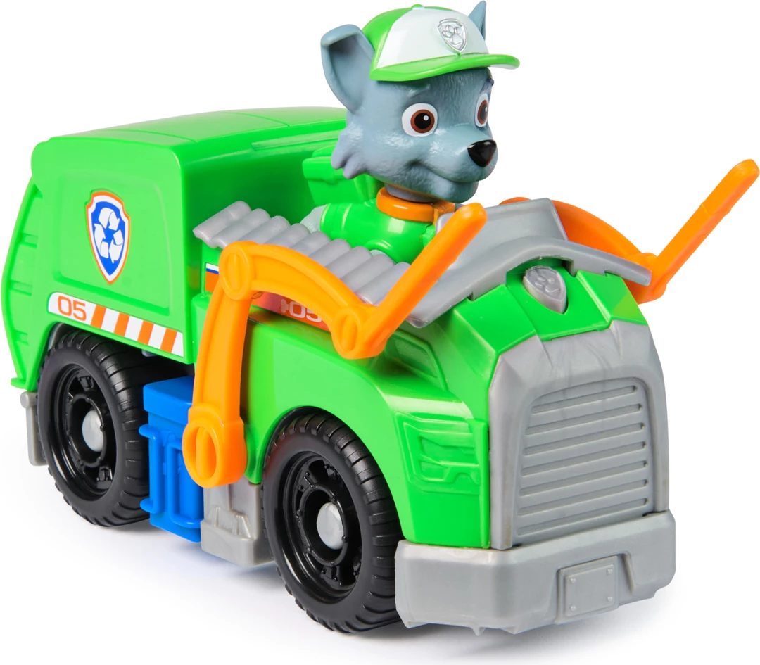 Paw Patrol Rocky's Recycle Truck Vehicle and Figure