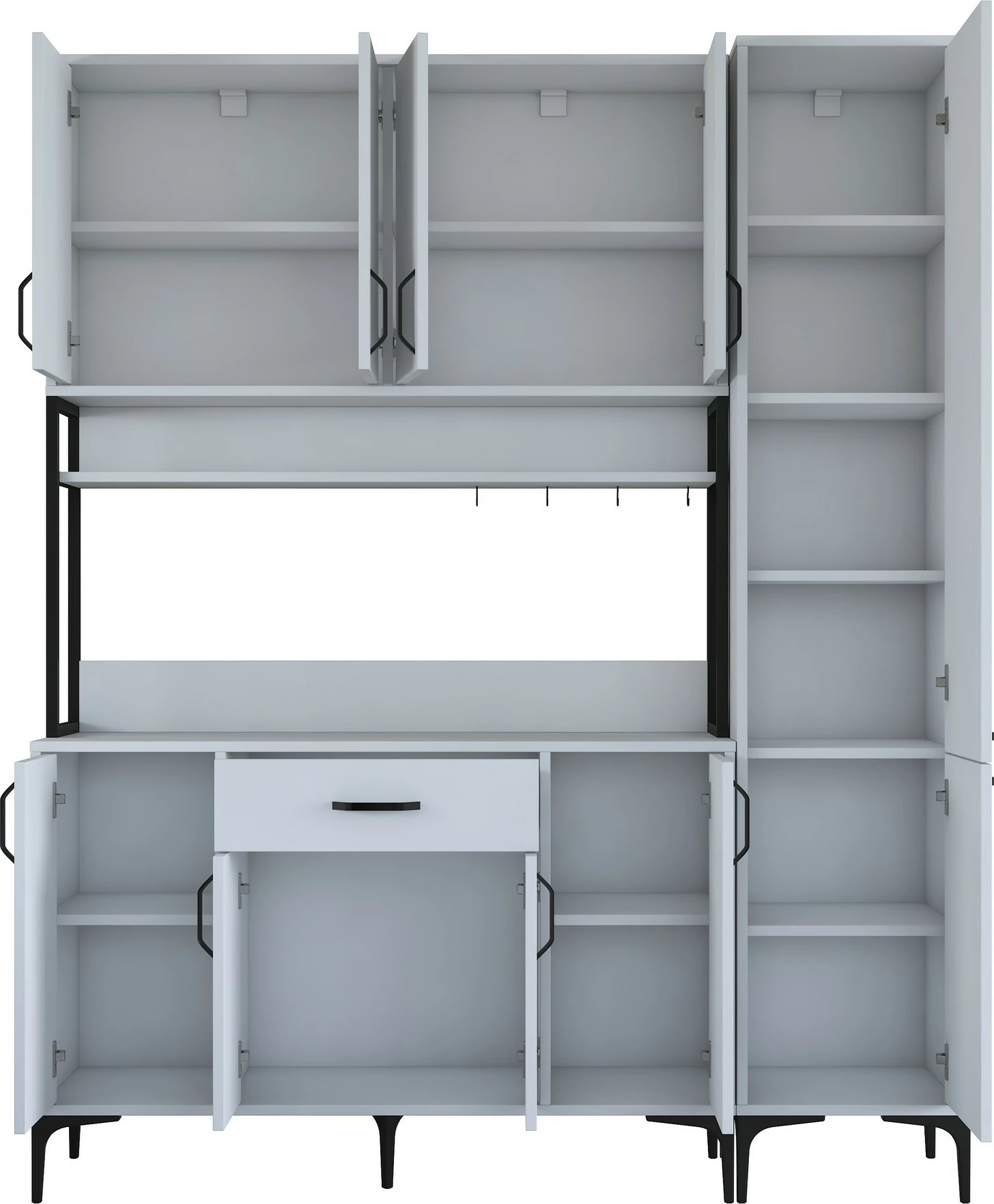 Dollap multifunksional Hanah Home, JE134 - 3055, i bardhë