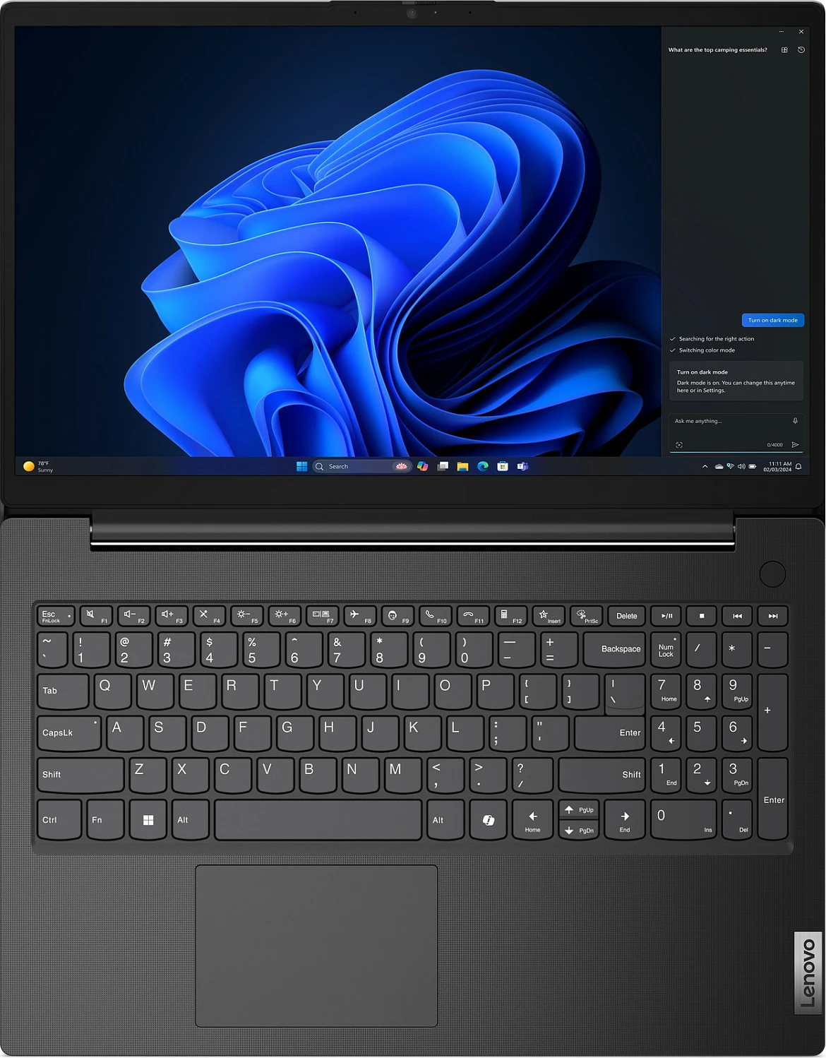 Laptop Lenovo V15 G6 83UU, Ryzen 5, 8GB RAM, 256GB SSD, 15.6" FHD, Windows 11 Pro, Business Black