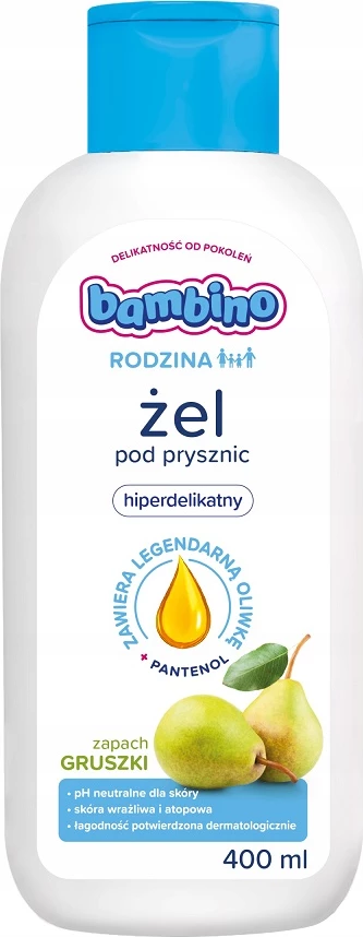Xhel dushi Bambino Super Gentle Family Dardhë 400ml