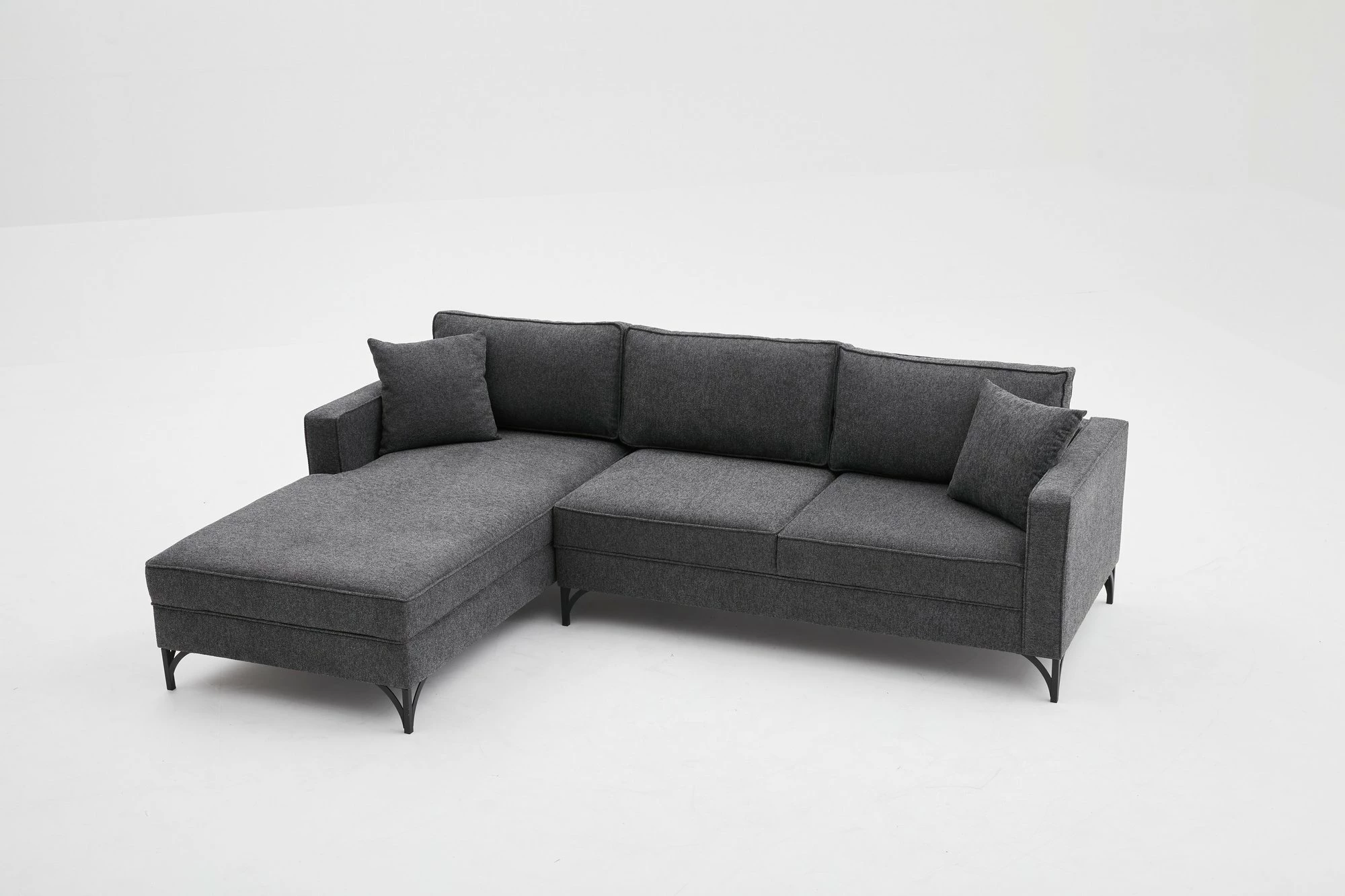 Këndare Atelier del Sofa, Berlin majtas, anthracite, e zezë