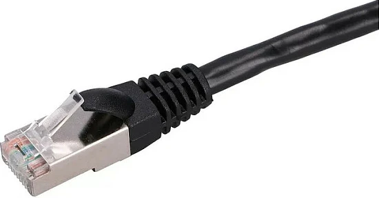 Kabllo rrjeti Extralink Cat5e FTP, 0.5 m, RJ45-RJ45, bakër, e zezë