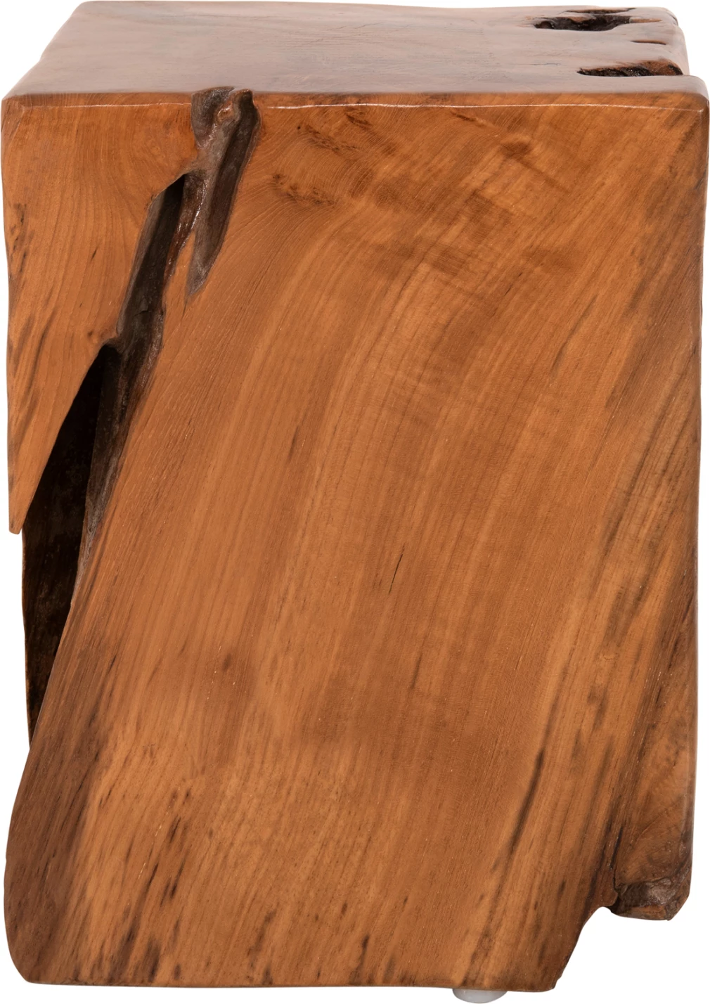 Karrige e ulët KUMO FH7893 dru TEAK ngjyrë natyrale 30x30x40Hcm