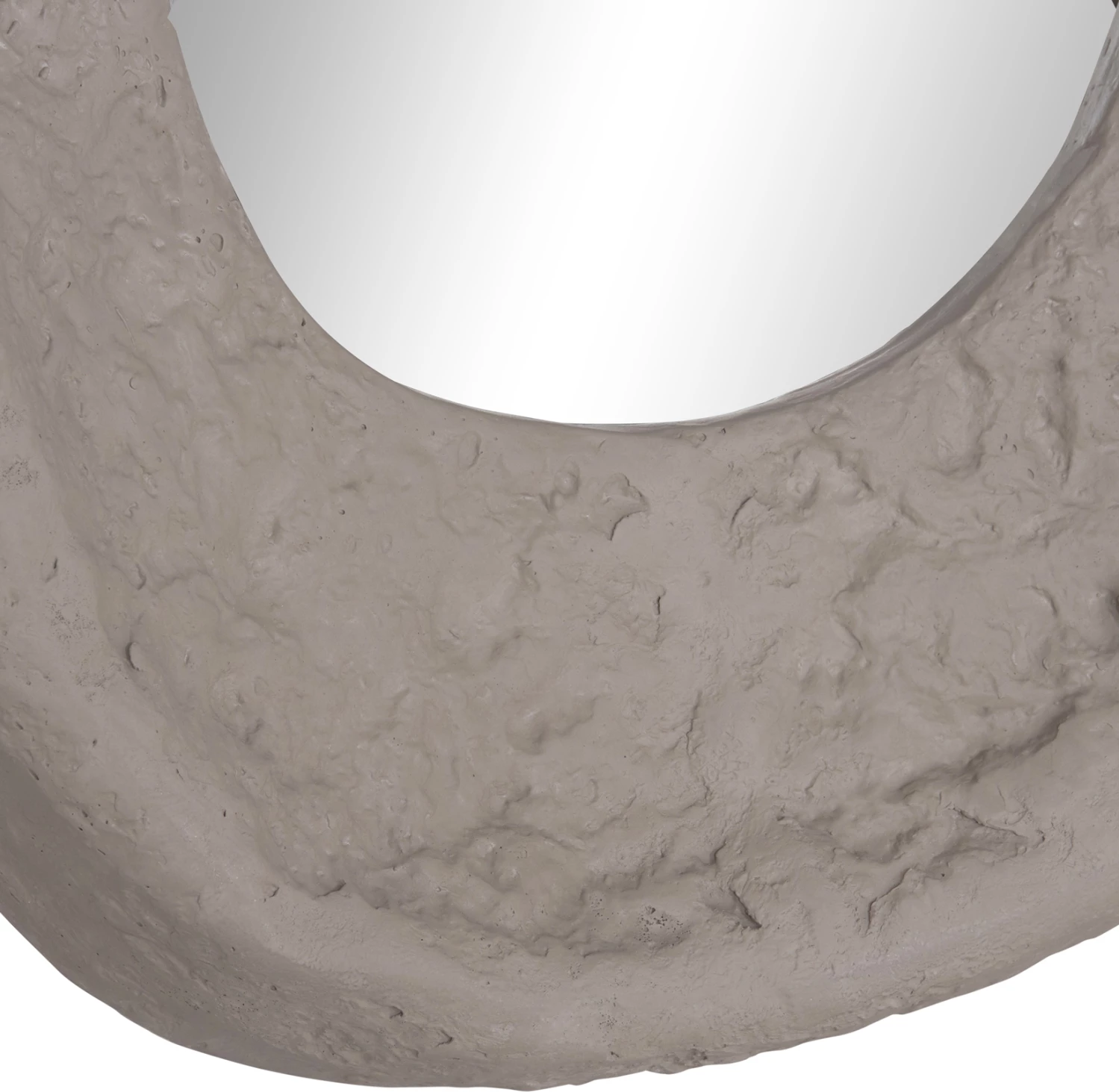Pasqyrë muri RIFFE, fibër-cement, ngjyrë gri, 60x13x85cm