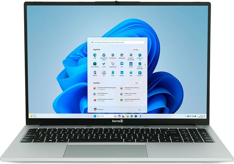 Laptop Terra Mobile 1610A, Ryzen 7, 16GB RAM, 512GB SSD, 16" WUXGA, argjendtë