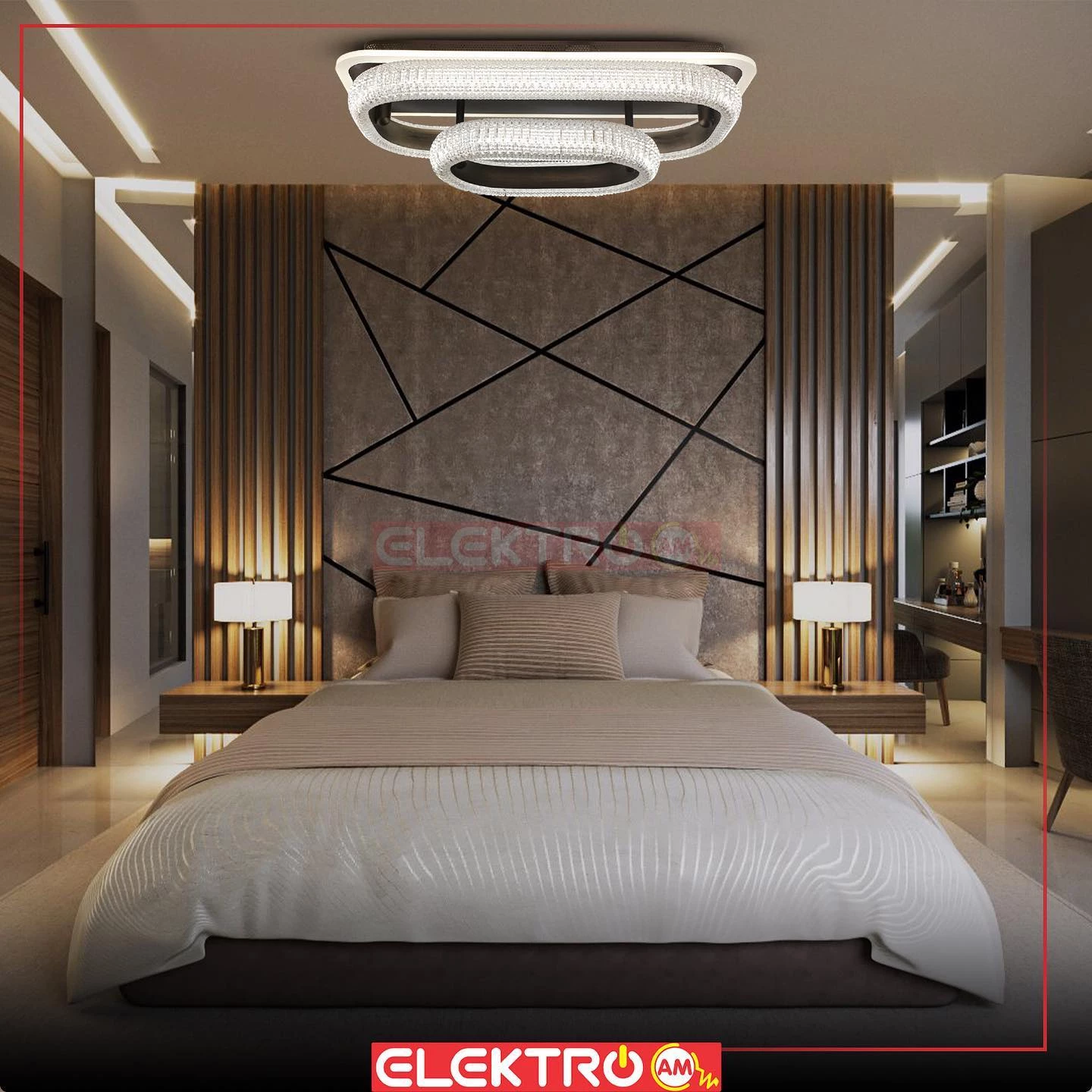 Abazhur plafoni LED MX66004-2