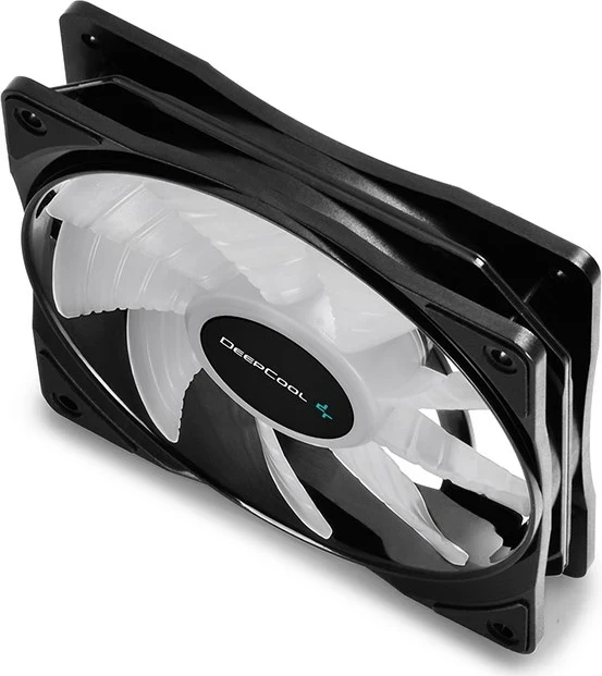 Ventilator kase DeepCool RF120-3in1, 12 cm, 3 copë, i zi, me ndriçim multi